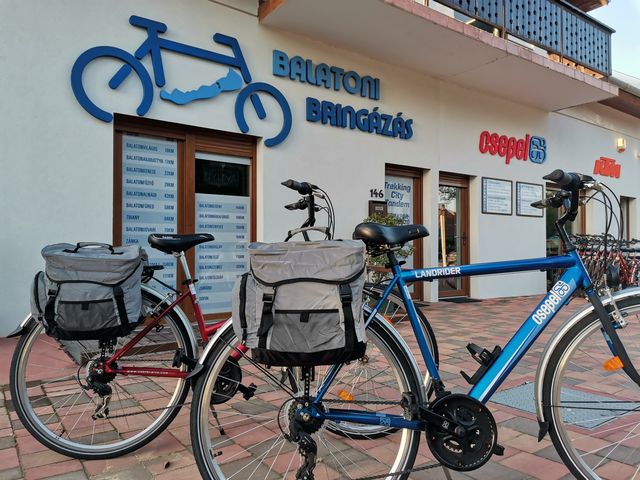 Steel-frame trekking bike